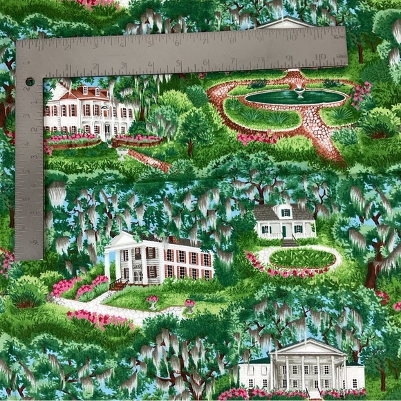 Vtg cotton wuilting fabric Southern Charm #5202 Spring Industries 38” x 44” - Picture 3 of 8